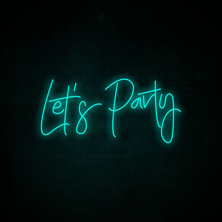 Let's Party - LED Neon Signs