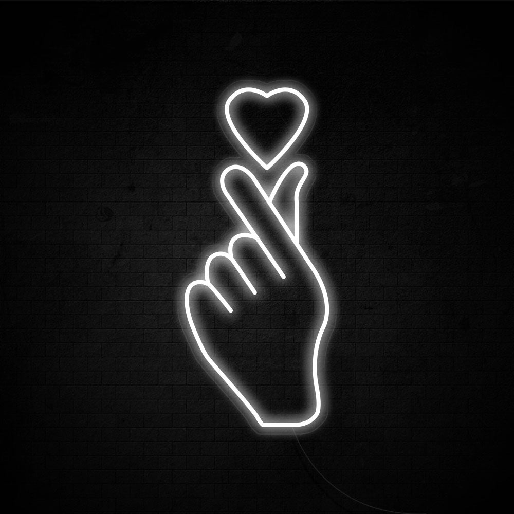 Finger Heart - LED Neon Signs