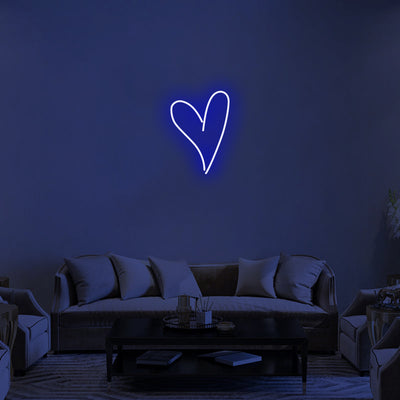 SCRIPT HEART - LED Neon Signs