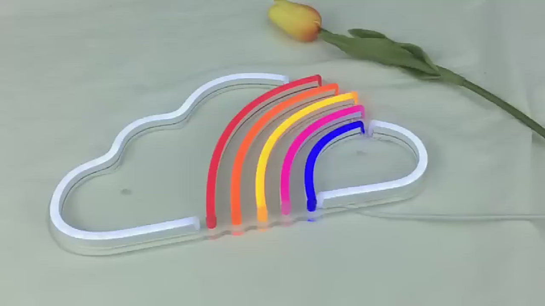 Rainbow Cloud- LED Neon Signs