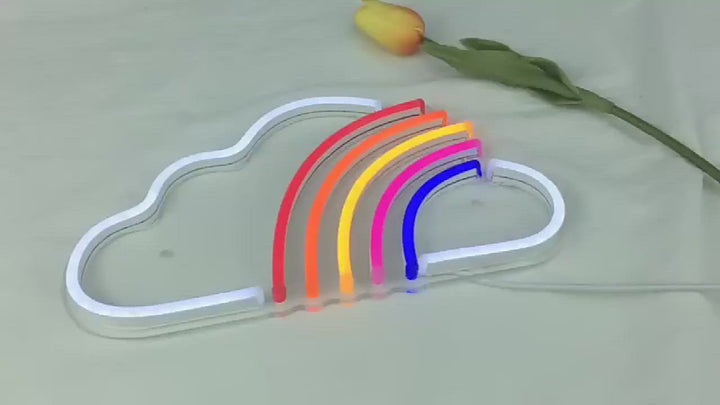 Rainbow Cloud- LED Neon Signs