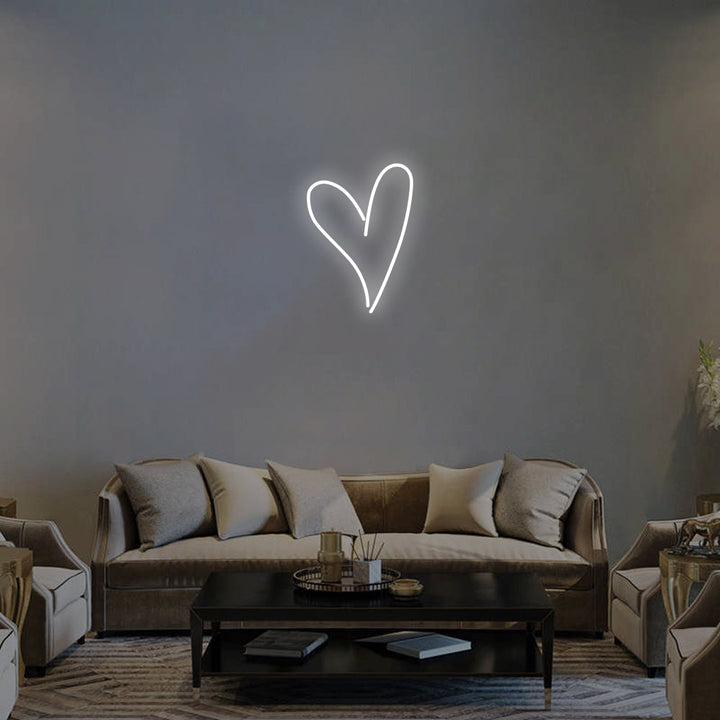 SCRIPT HEART - LED Neon Signs