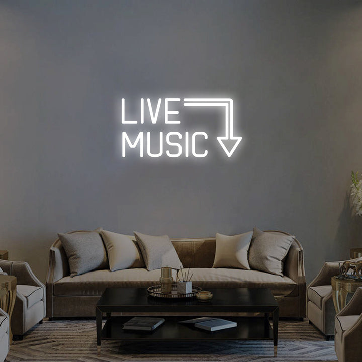 LIVE MUSIC - LED Neon Signs