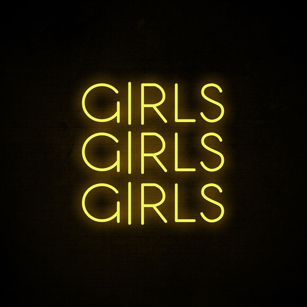 Girls Girls Girls - LED Neon Signs