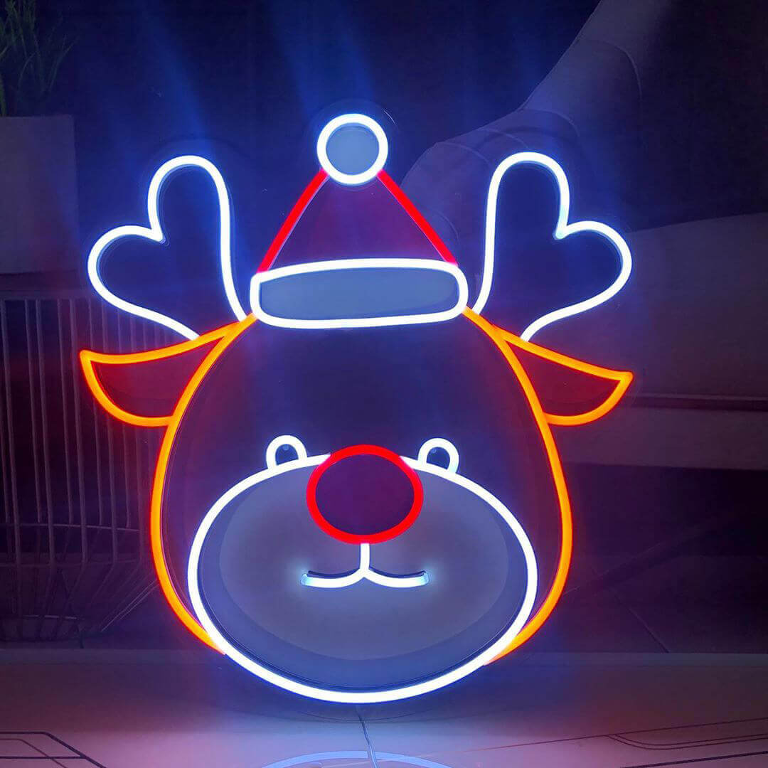 Christmas elk - LED Neon Signs