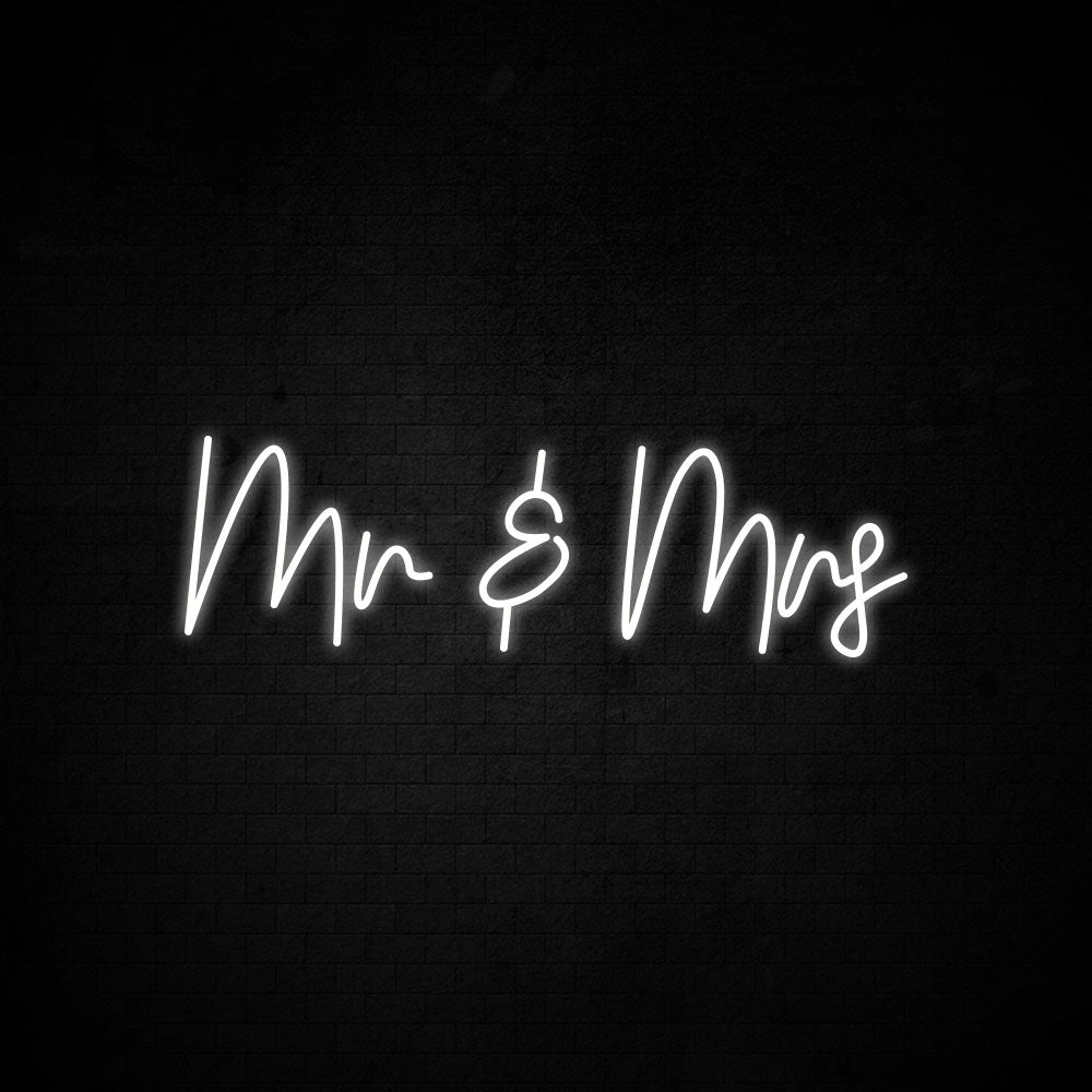 Mr & Mrs - LED Neon Signs