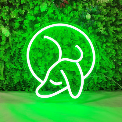 Mini Sleeping Dachshund - LED Neon Signs