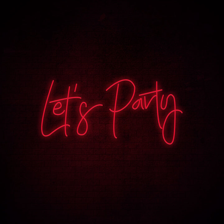 Let's Party - LED Neon Signs