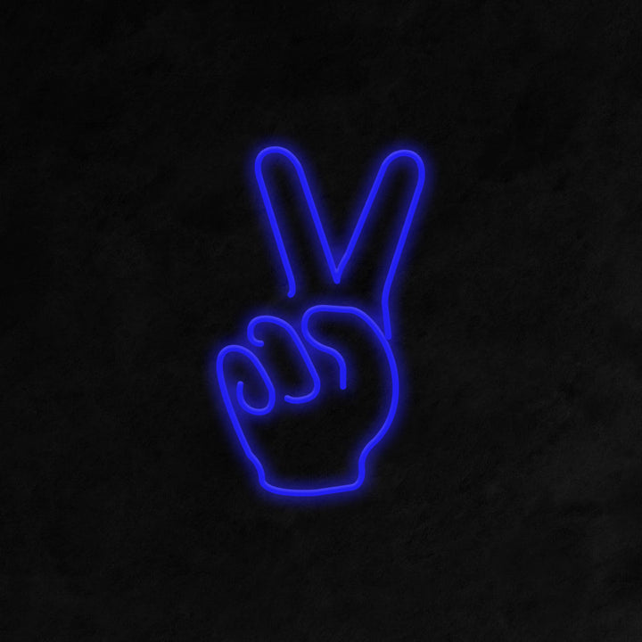 Peace Fingers - LED Neon Signs