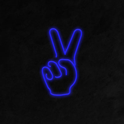 Peace Fingers - LED Neon Signs