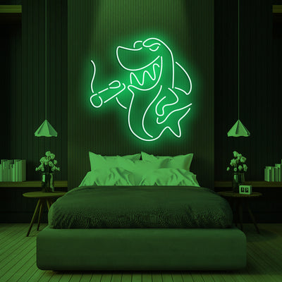 The Smoking Shark- LED Neon Signs