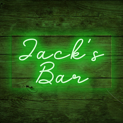 Jack's Bar - LED Neon Signs Custom Your Name