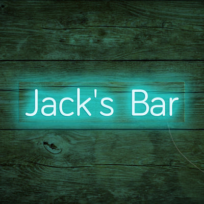 Jack's Bar - LED Neon Signs Custom Your Name