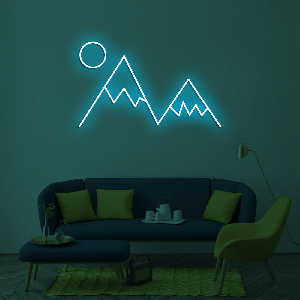 Mountain Peaks - LED Neon Signs
