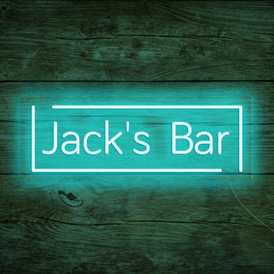 Jack's Bar - LED Neon Signs Custom Your Name