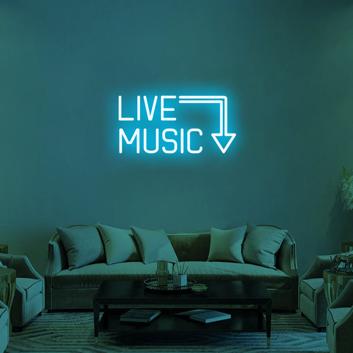 LIVE MUSIC - LED Neon Signs