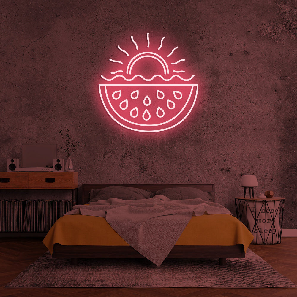 Summer party with watermelon - LED Neon Signs