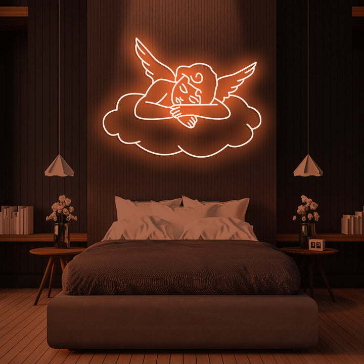 Sleeping Angel- LED Neon Signs