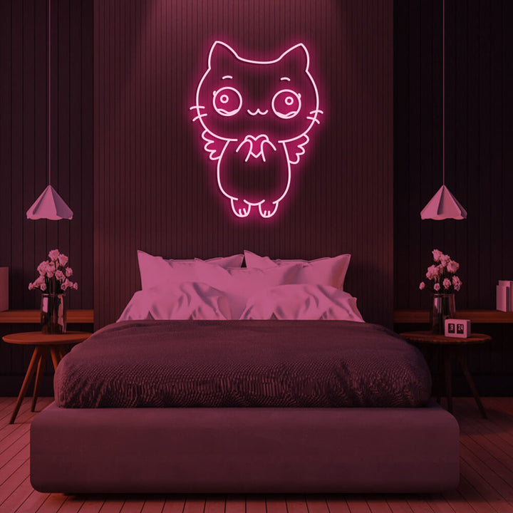 Cute Kitty - LED Neon Sign