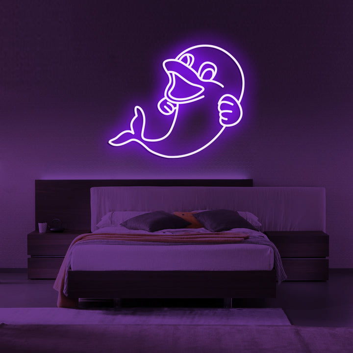 The Happy Dolphin- LED Neon Signs