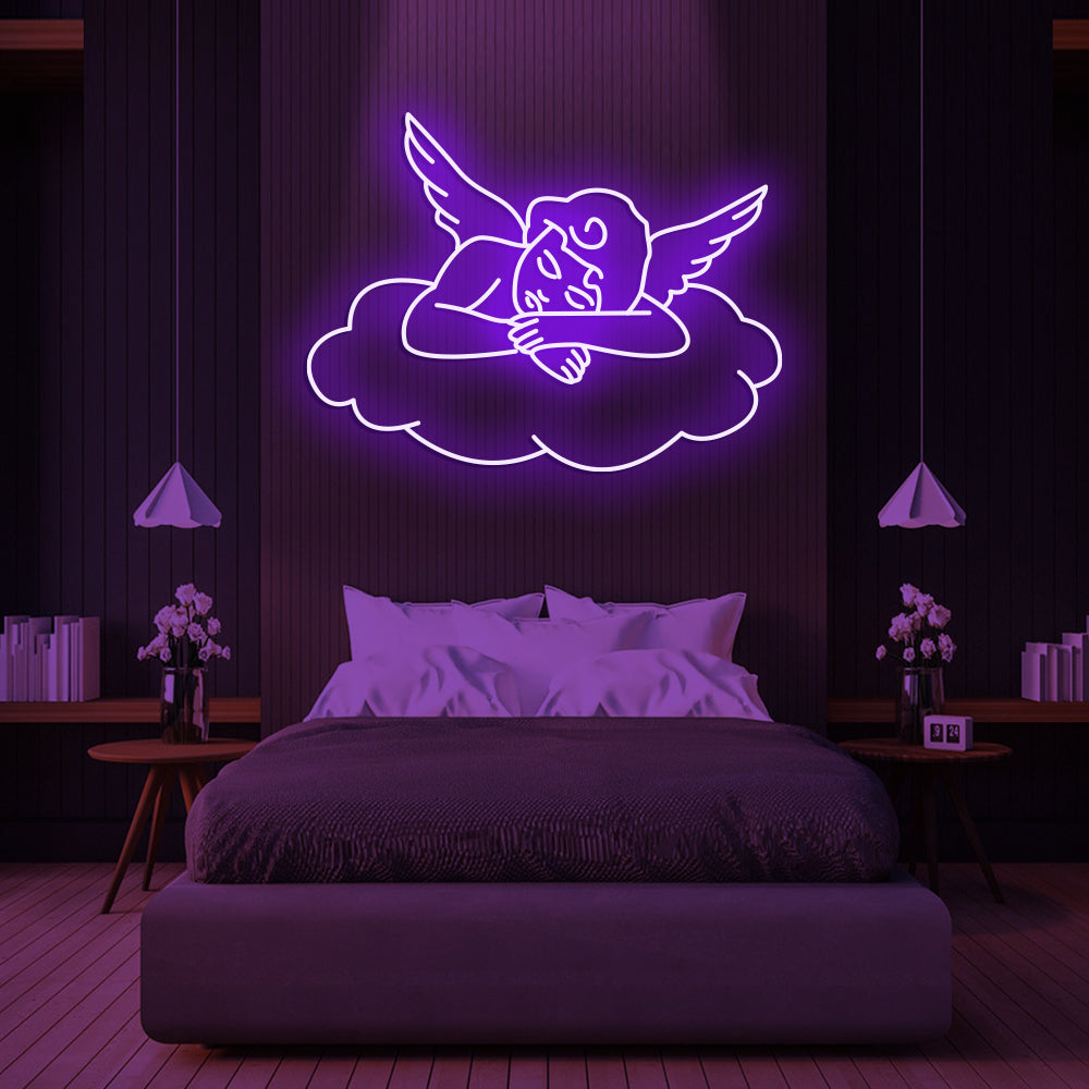 Sleeping Angel- LED Neon Signs