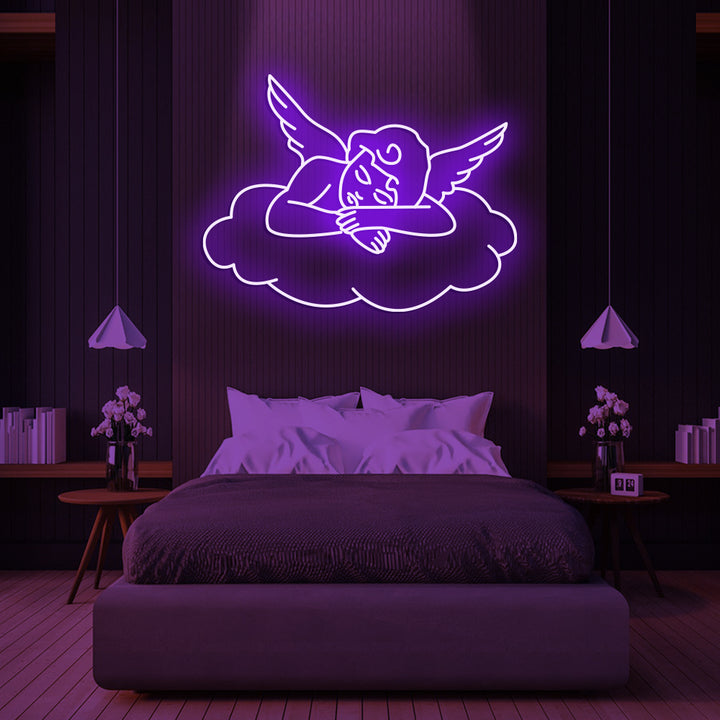 Sleeping Angel- LED Neon Signs