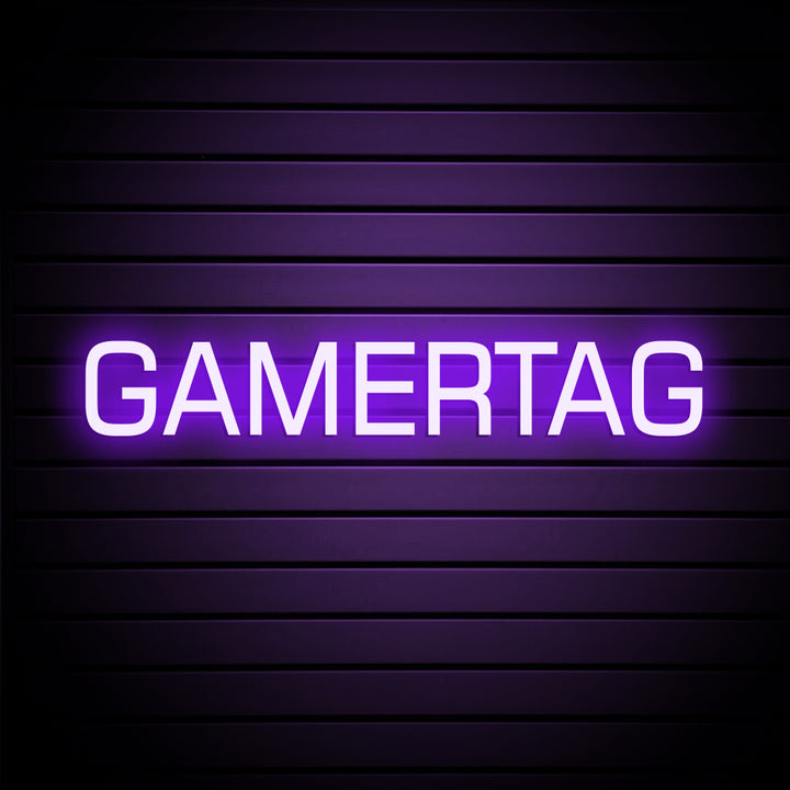 GAMERTAG - LED Neon Signs