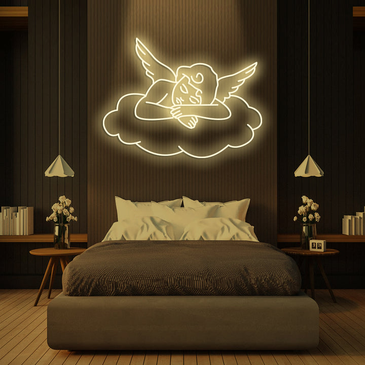 Sleeping Angel- LED Neon Signs