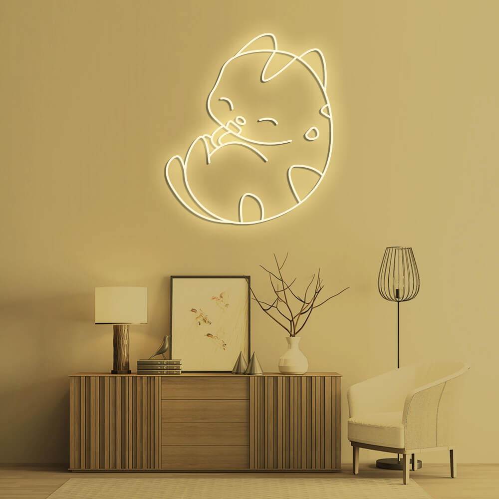 Cute Kitty - LED Neon Signs