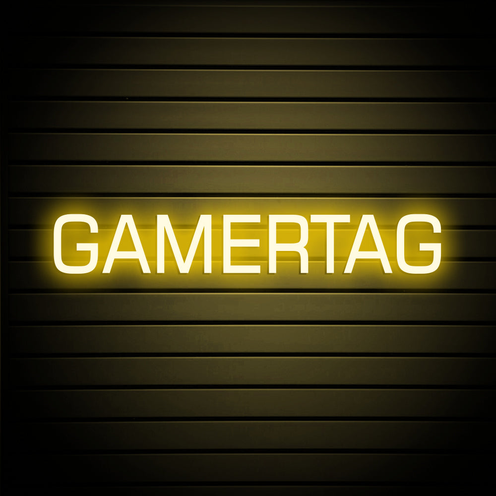 GAMERTAG - LED Neon Signs